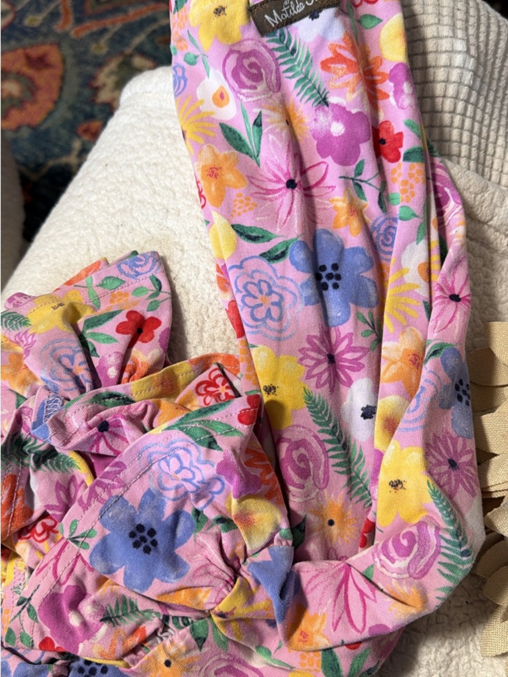 Matilda Jane Pink Multi Floral pants